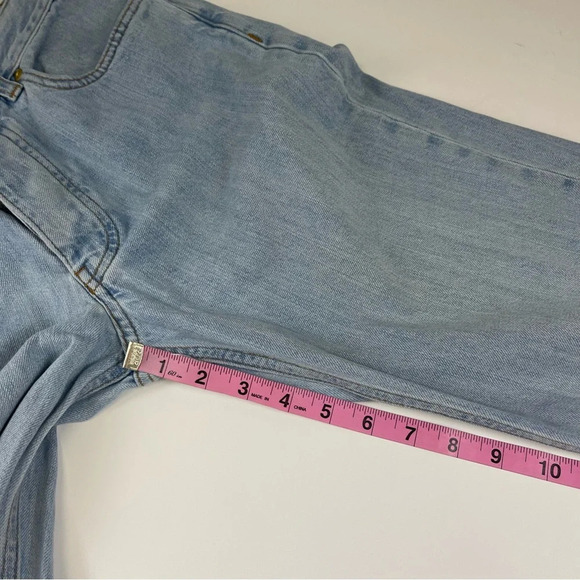Victoria Beckham Jeans Womens Size 25 Light Wash Denim Straight Button Fly - Picture 14 of 15